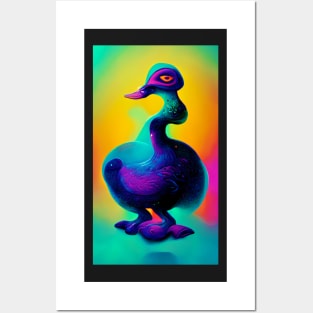 Psychedelic Duck Posters and Art